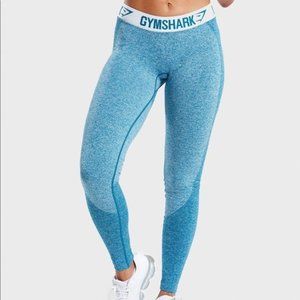 Gymshark Flex Leggings Low Rise - Small/Blue Marl *Great Condition*
